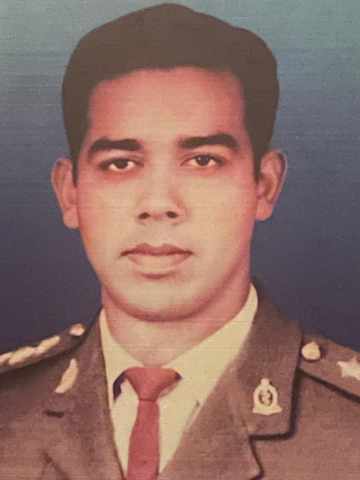 Dr S. K. Gupta during his service in the Indian Army